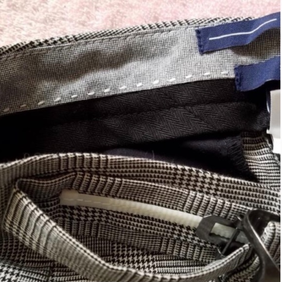 GAP Stretch Herringbone Black & White Pants Size 2, Rail Guide Adjustable… - Picture 6 of 7